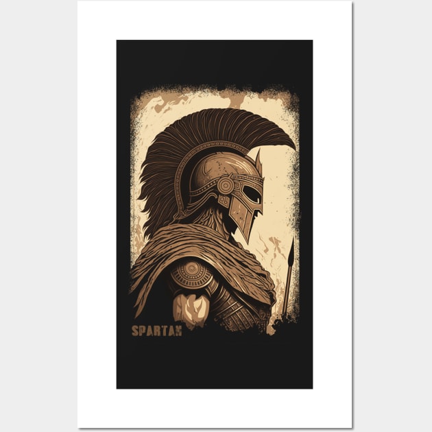 The Unconquerable Spartan Wall Art by Abili-Tees